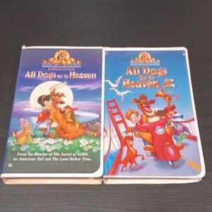 All dogs Go To Heaven 1 & 2 VHS